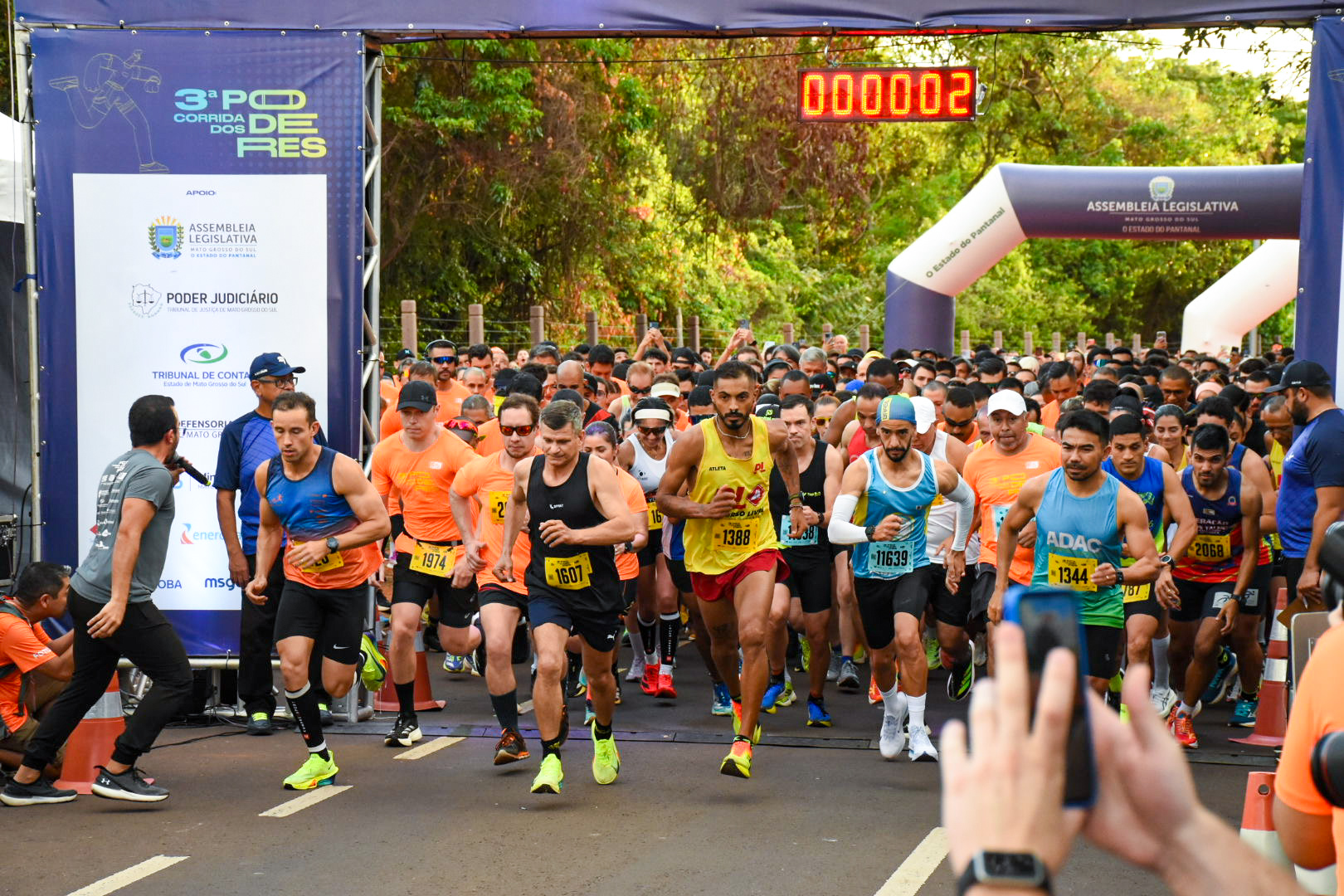 3ª Corrida dos Poderes uniu esporte, cidadania e solidariedade
