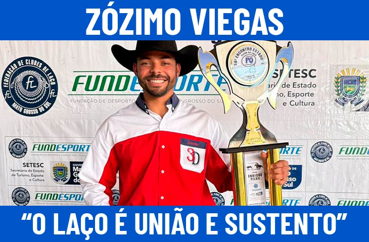“O laço é união e sustento”, diz Zózimo Viegas, referência do esporte em MS