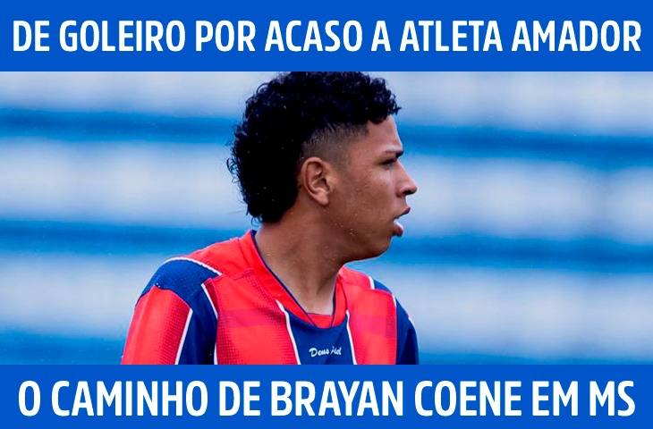 De goleiro por acaso a atleta amador: o caminho de Brayan Coene em MS