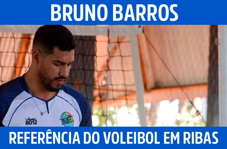 Bruno Barros: de descoberta por acaso a referência do voleibol em Ribas do Rio Pardo