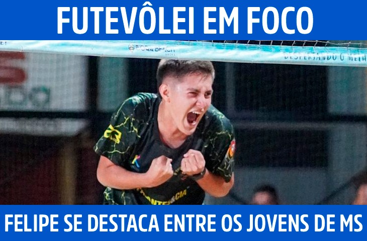 Futevôlei em foco: como Felipe Plens se destaca entre os jovens atletas de MS