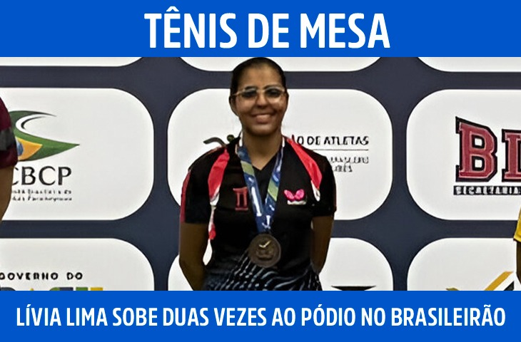 Sul-mato-grossense Lívia Lima sobe duas vezes ao pódio no Brasileirão de Verão