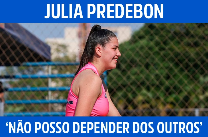 ‘Não posso depender dos outros’: A determinação de Julia no vôlei sul-mato-grossense