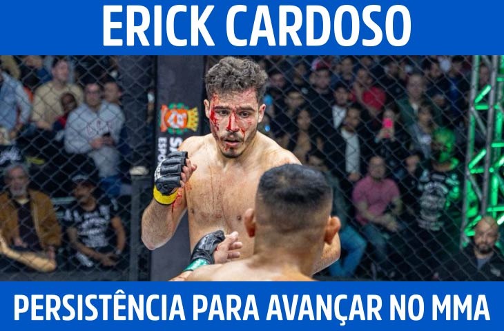 Erick Cardoso aposta na persistência para avançar no MMA
