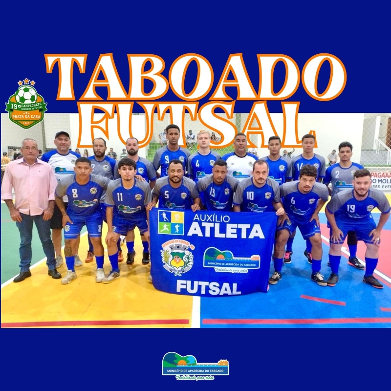 Aparecida do Taboado encerra participação no 19º Campeonato Regional de Futsal
