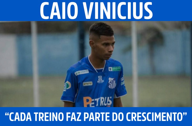 “Cada treino faz parte do crescimento”: a rotina e os planos de Caio Vinicius