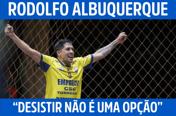 “Desistir não é uma opção”: Rodolfo Albuquerque projeta retorno às quadras após terceira cirurgia de LCA