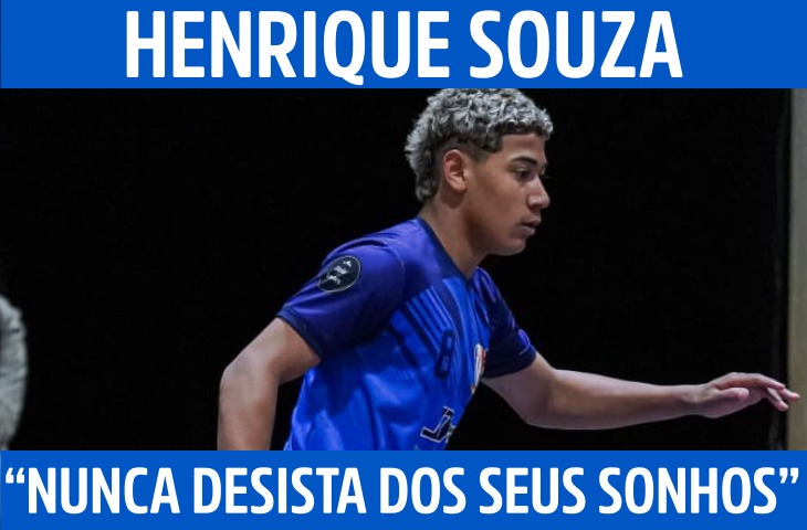 “Nunca desista dos seus sonhos”: aos 17 anos, Henrique Souza Sales retoma o futsal e busca espaço