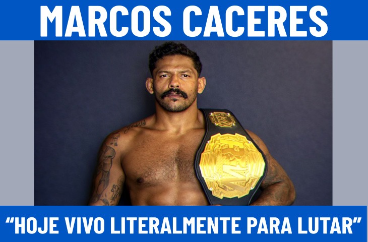 “Hoje vivo literalmente para lutar”, diz Marcos Caceres ao mirar o UFC