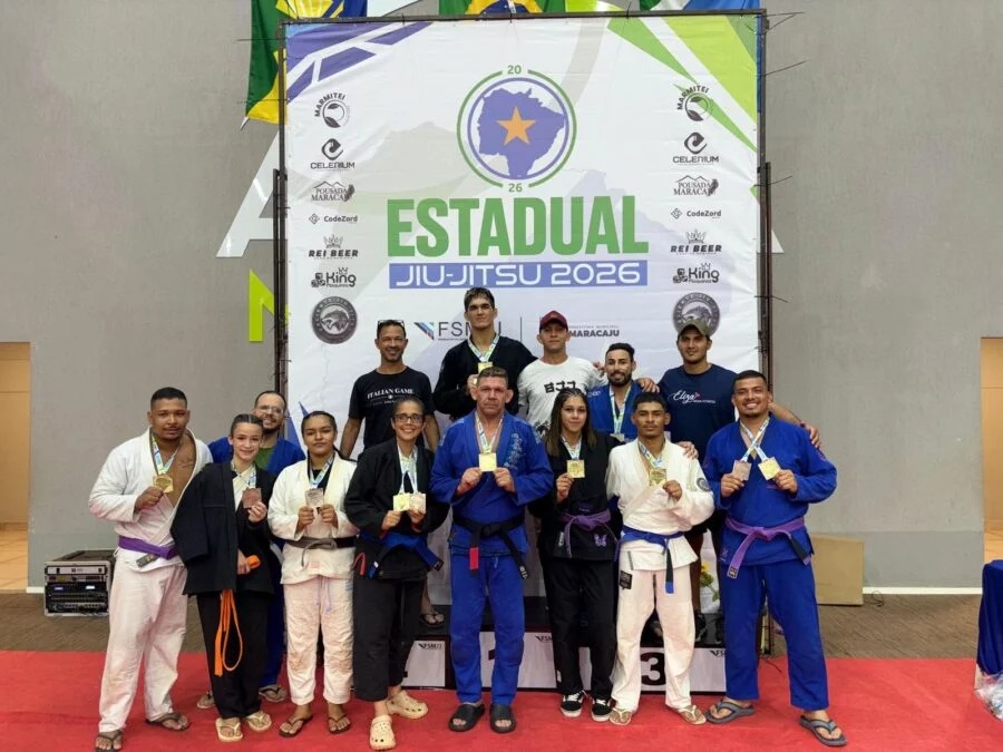 Ribas do Rio Pardo conquista 5 ouros e 11 pódios no Estadual de Jiu-Jítsu