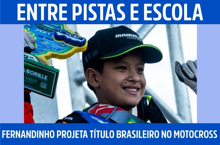 Entre pistas e escola, Fernandinho Endo projeta título brasileiro no motocross