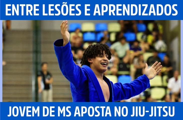 Entre lesões e aprendizados, jovem de Nova Alvorada do Sul aposta no jiu-jitsu