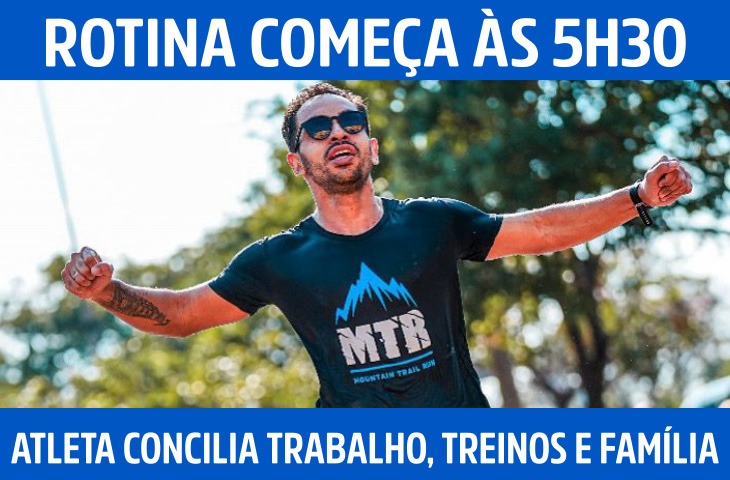 Rotina começa às 5h30: atleta de corrida de rua concilia trabalho, treinos e família