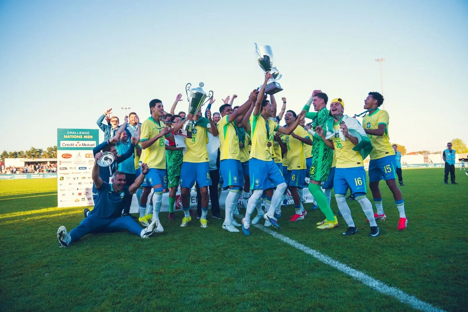 Seleção Brasileira Sub-16 derrota Portugal e é tricampeã do Torneio de Montaigu