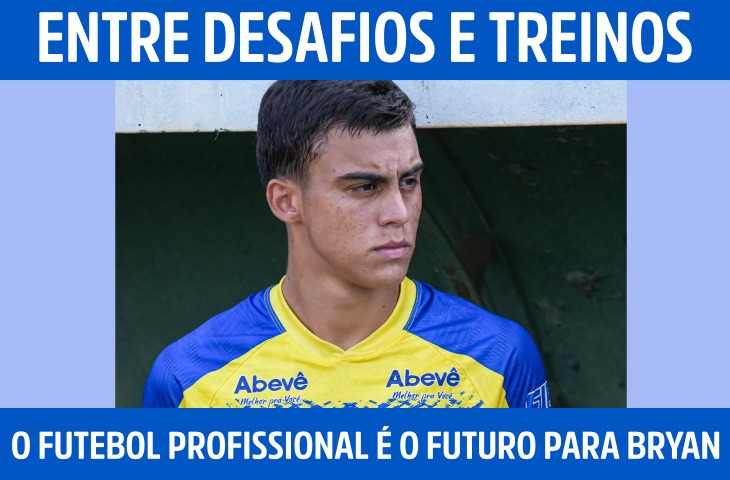 Entre desafios e treinos, Bryan Celestino projeta futuro no futebol profissional
