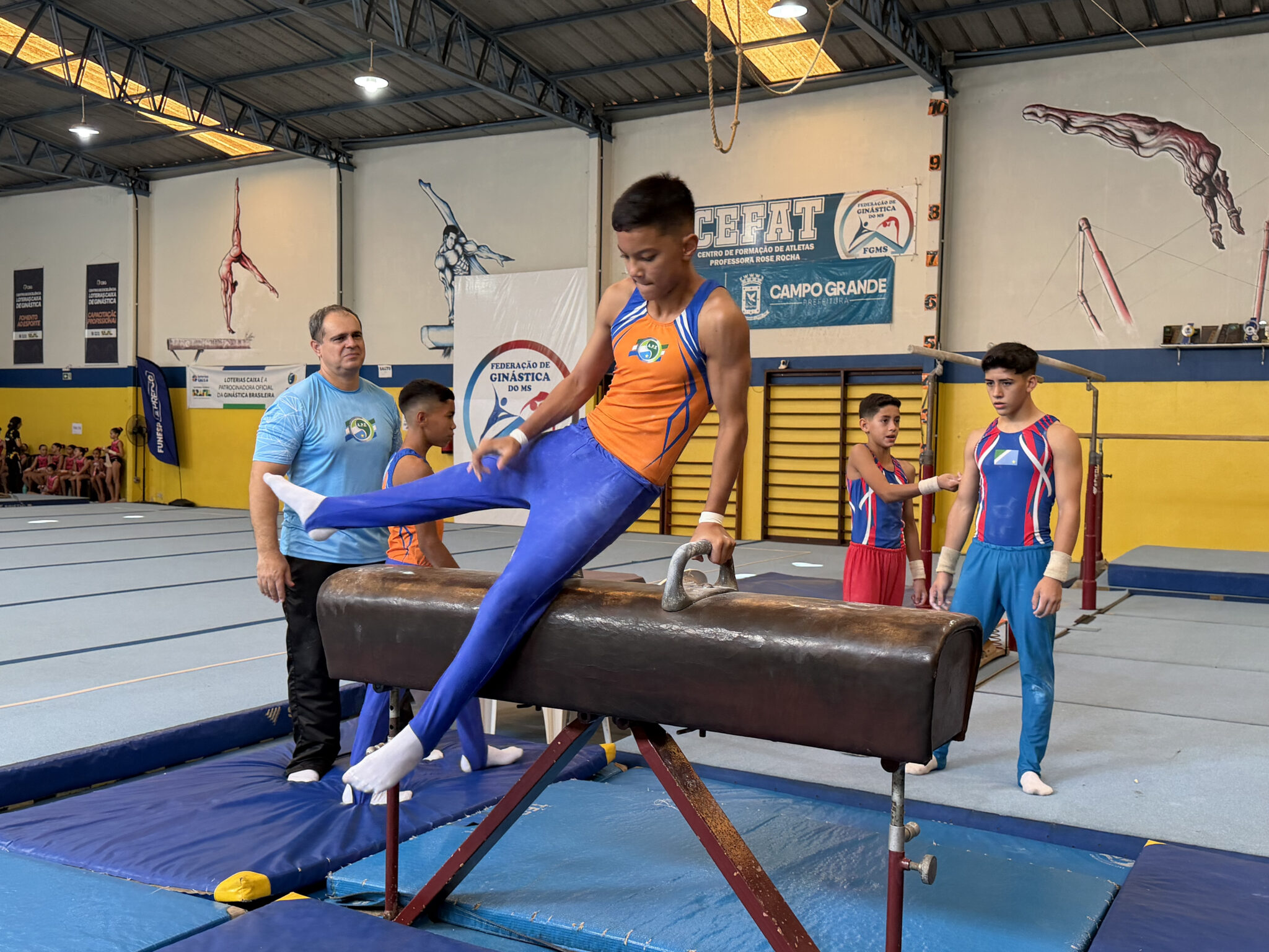 Ginástica artística desperta vocações entre jovens na Capital