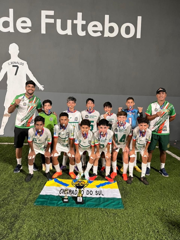 Chapadão do Sul conquista títulos em todas as categorias na Liga Pequenos Gigantes de Society 2026
