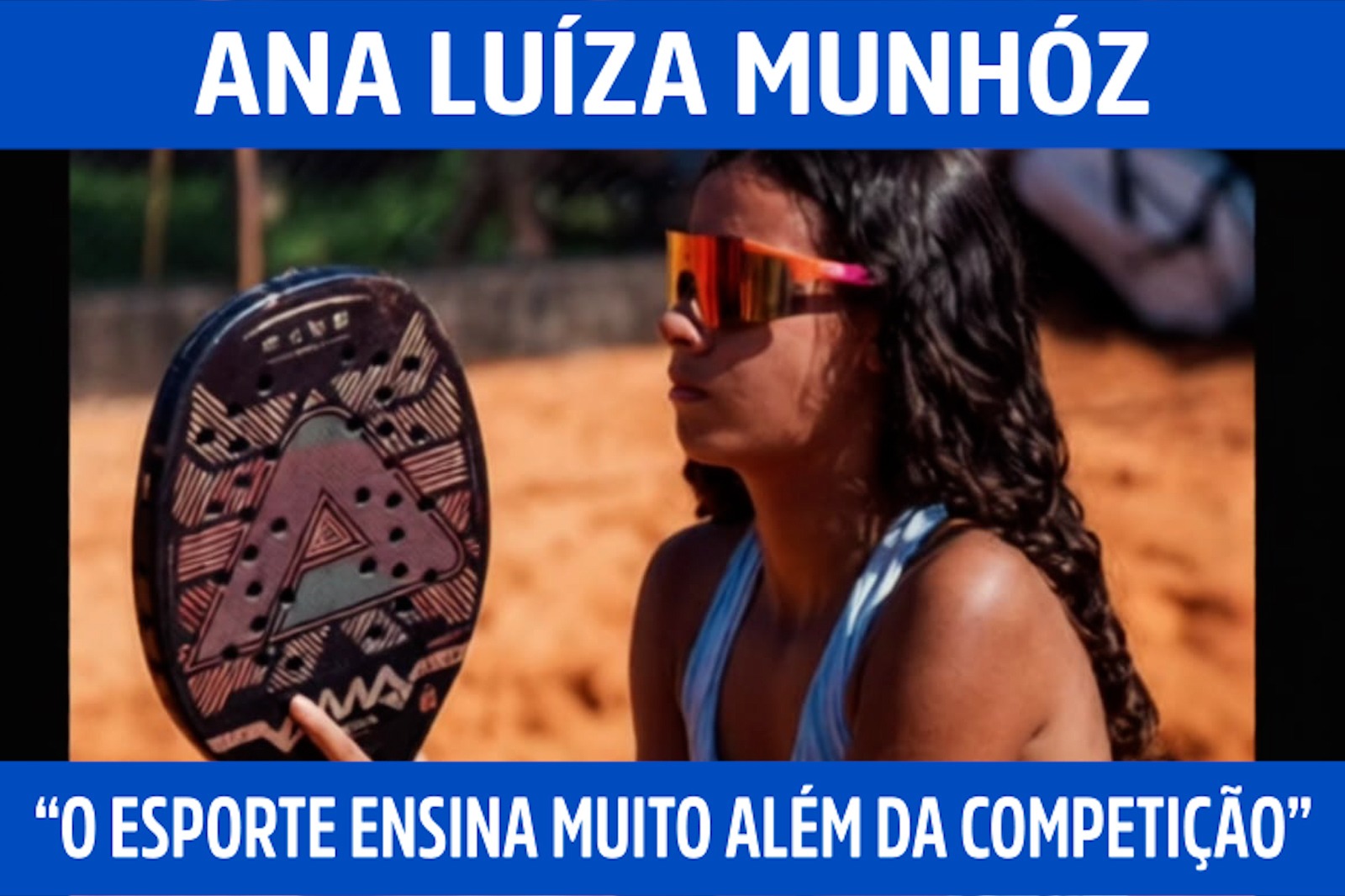 “O esporte ensina muito além da competição”, diz Ana Luíza, promessa do beach tennis de MS