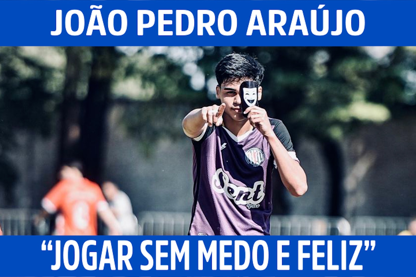 “Jogar sem medo e feliz”: João Pedro leva sonho do futebol de MS para além do Estado