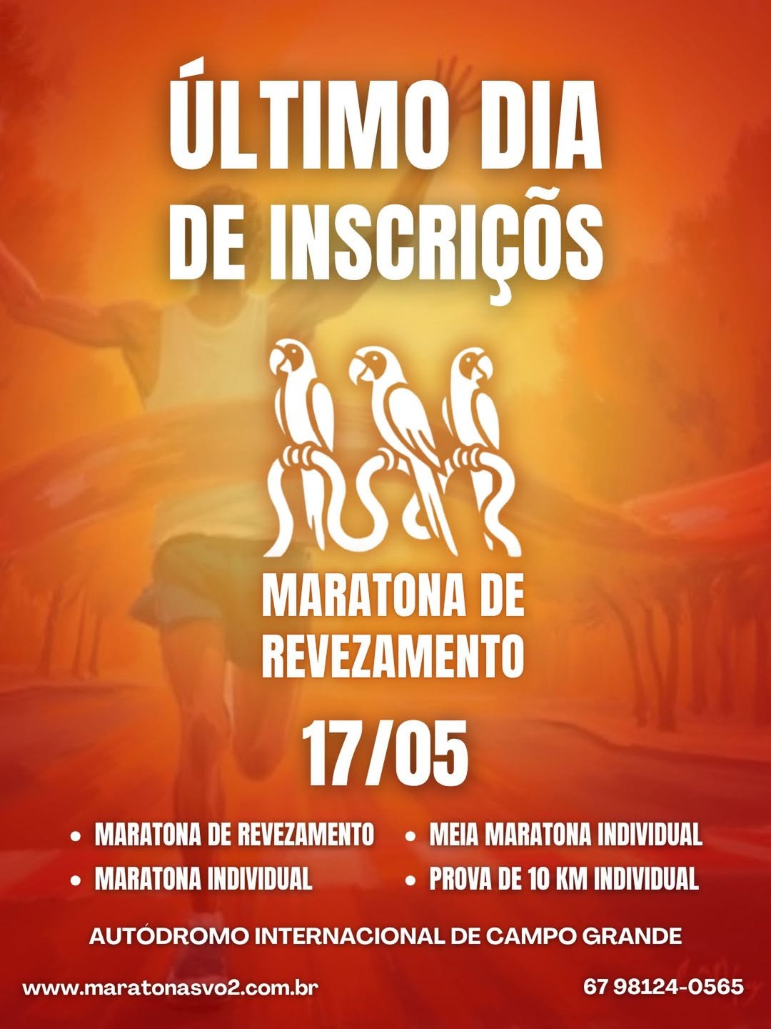 Último dia para inscrições na Maratona de Revezamento VO2 movimenta equipes