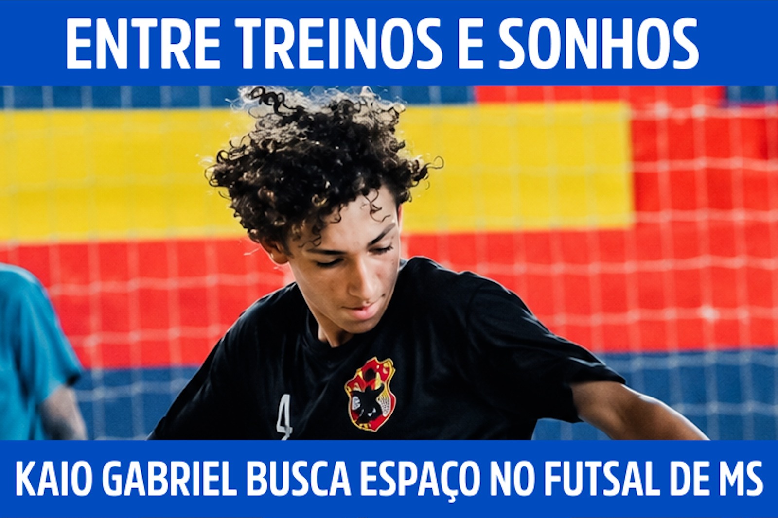 Entre treinos e sonhos, Kaio Gabriel busca espaço no futsal sul-mato-grossense