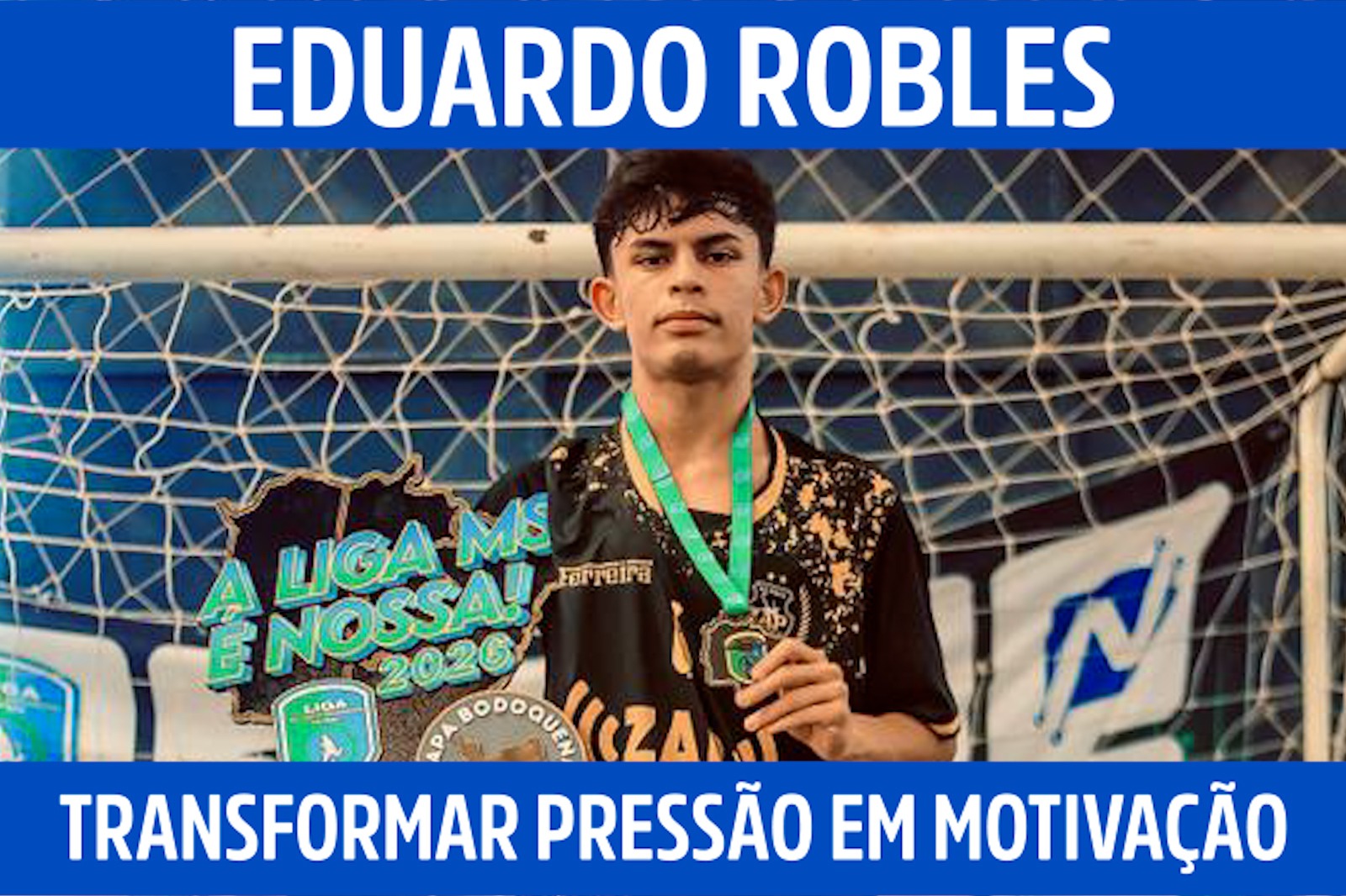 “Aprendi a transformar a pressão em motivação”, diz jovem promessa do futsal sul-mato-grossense