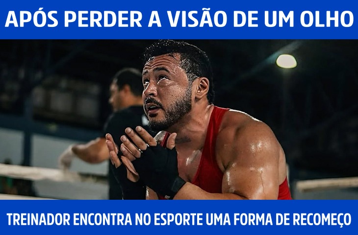 Após perder a visão de um olho, treinador encontra no esporte uma forma de recomeço