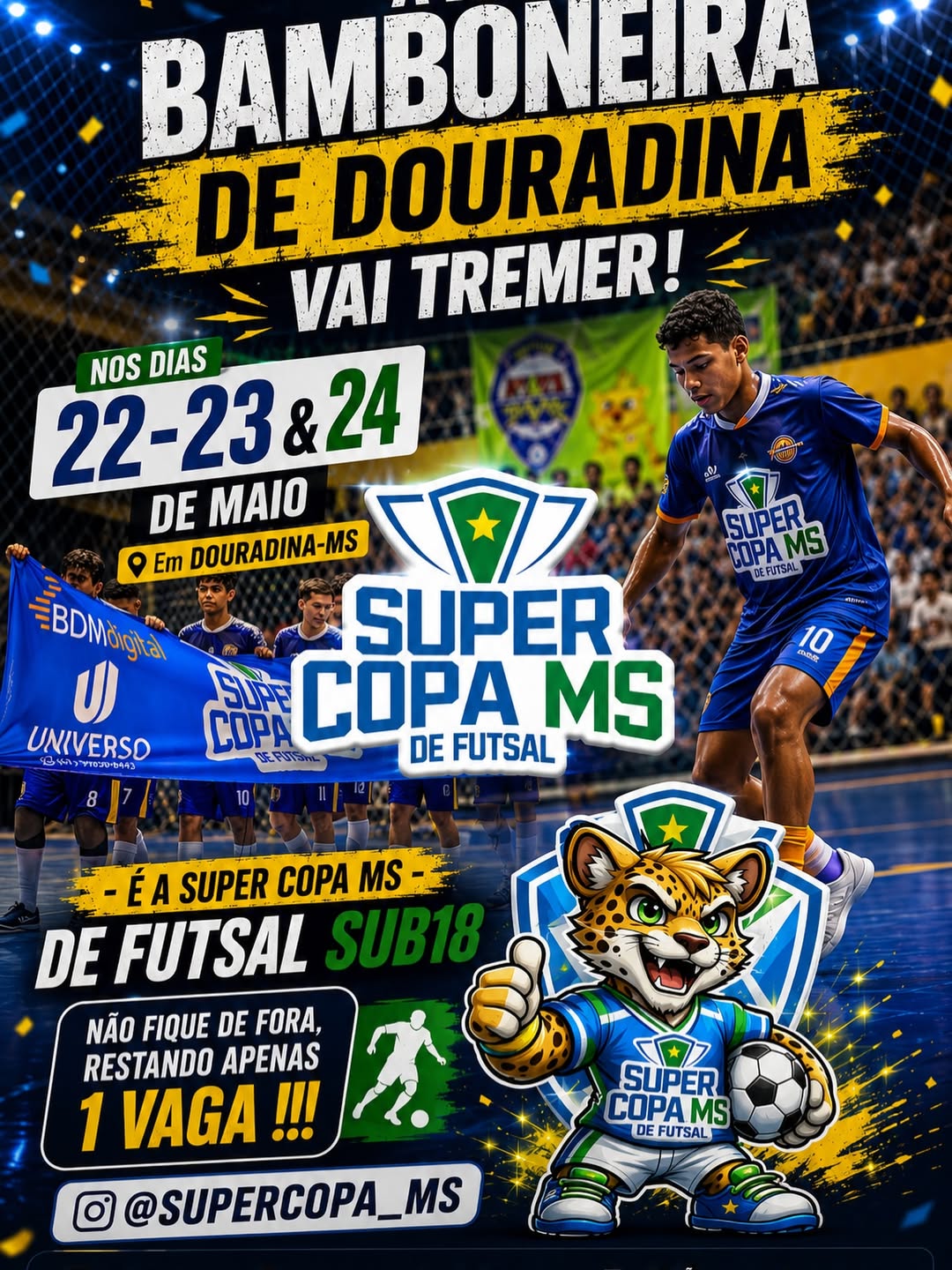 Super Copa MS de Futsal Sub-18 é anunciada e movimenta cenário esportivo estadual