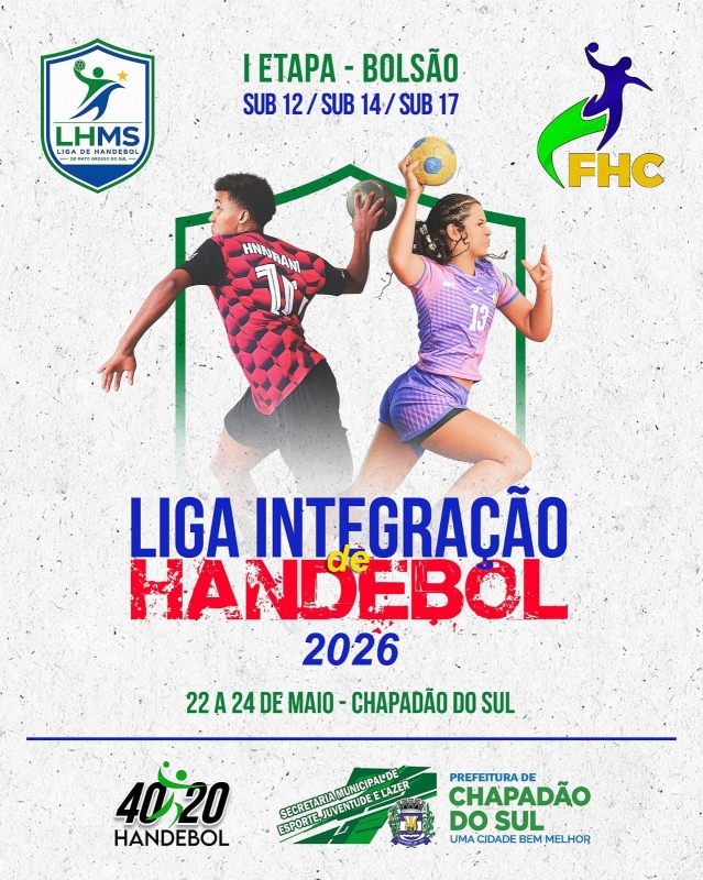 Liga de Integração de Handebol movimenta Chapadão do Sul neste final de semana