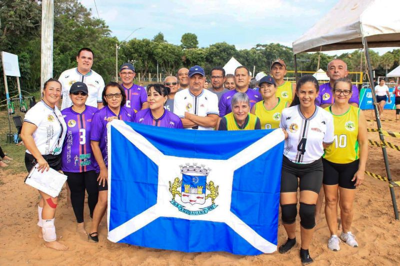 Aquidavôlei conquista ouro e prata em competição realizada na Prainha de Anastácio