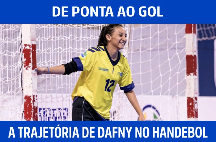 De ponta ao gol: a trajetória de Dafny Oliveira no handebol sul-mato-grossense