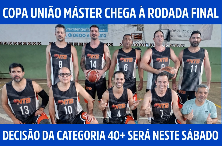 5ª Copa União Máster chega à última rodada com finais da categoria 40+