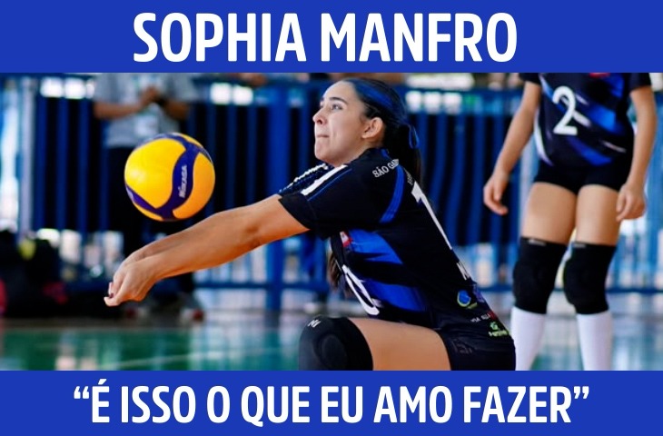 “É isso o que eu amo fazer”: Sophia Manfro relata desafios da rotina no esporte