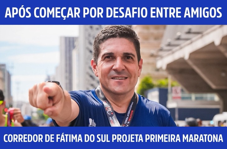 Após começar por desafio entre amigos, corredor de Fátima do Sul projeta primeira maratona
