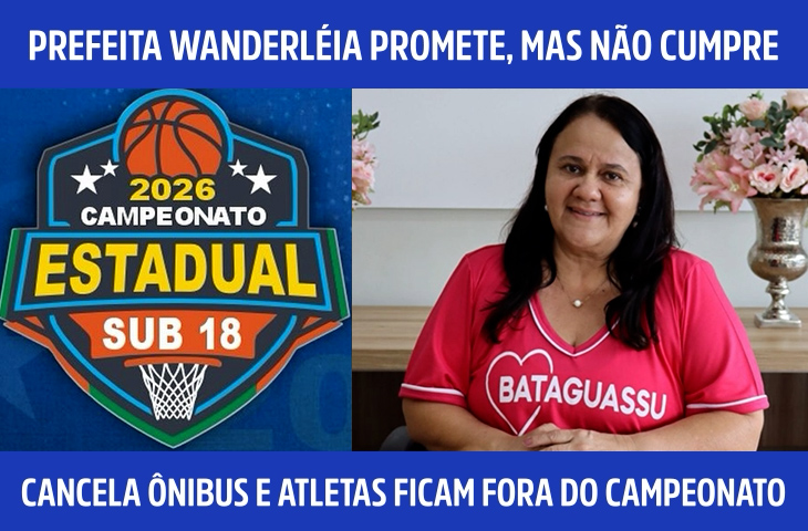 Gestão de Wanderléia deixa atletas de Bataguassu fora do Estadual após cancelamento de ônibus