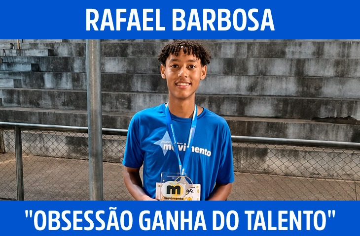 "Obsessão ganha do talento": Rafael Barbosa mira pódio nacional no atletismo