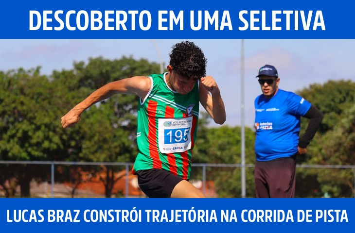 Descoberto em uma seletiva, Lucas Braz constrói trajetória na corrida de pista