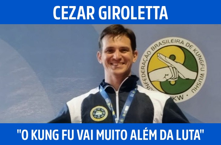 "O kung fu vai muito além da luta", afirma Cezar Giroletta ao relembrar sua trajetória