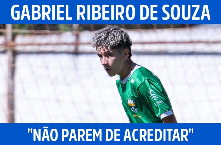"Não parem de acreditar", aconselha Gabriel Ribeiro a jovens que sonham com o futebol