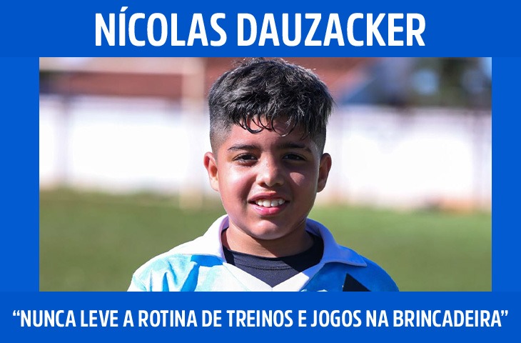 “Nunca leve a rotina de treinos e jogos na brincadeira”: Nícolas Dauzacker fala sobre trajetória no futsal
