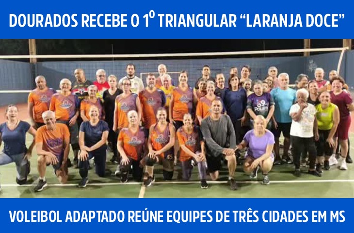 Titulo - 1º Triangular “Laranja Doce” de Voleibol Adaptado será realizado em Dourados