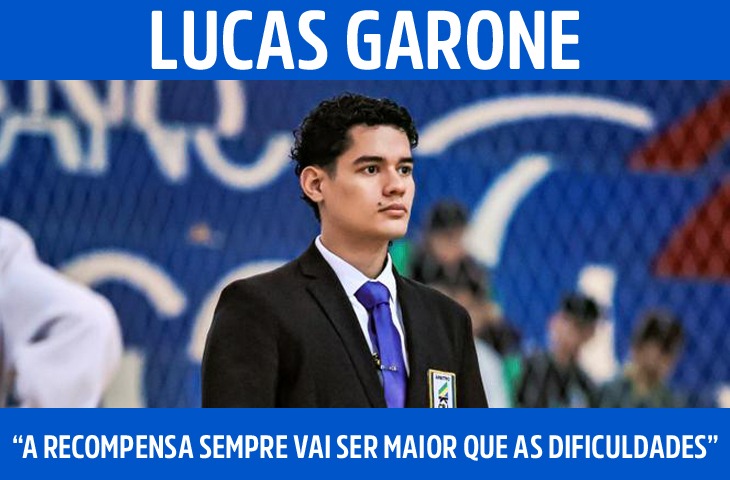 “A recompensa sempre vai ser maior que as dificuldades”, afirma faixa-preta Lucas Garone