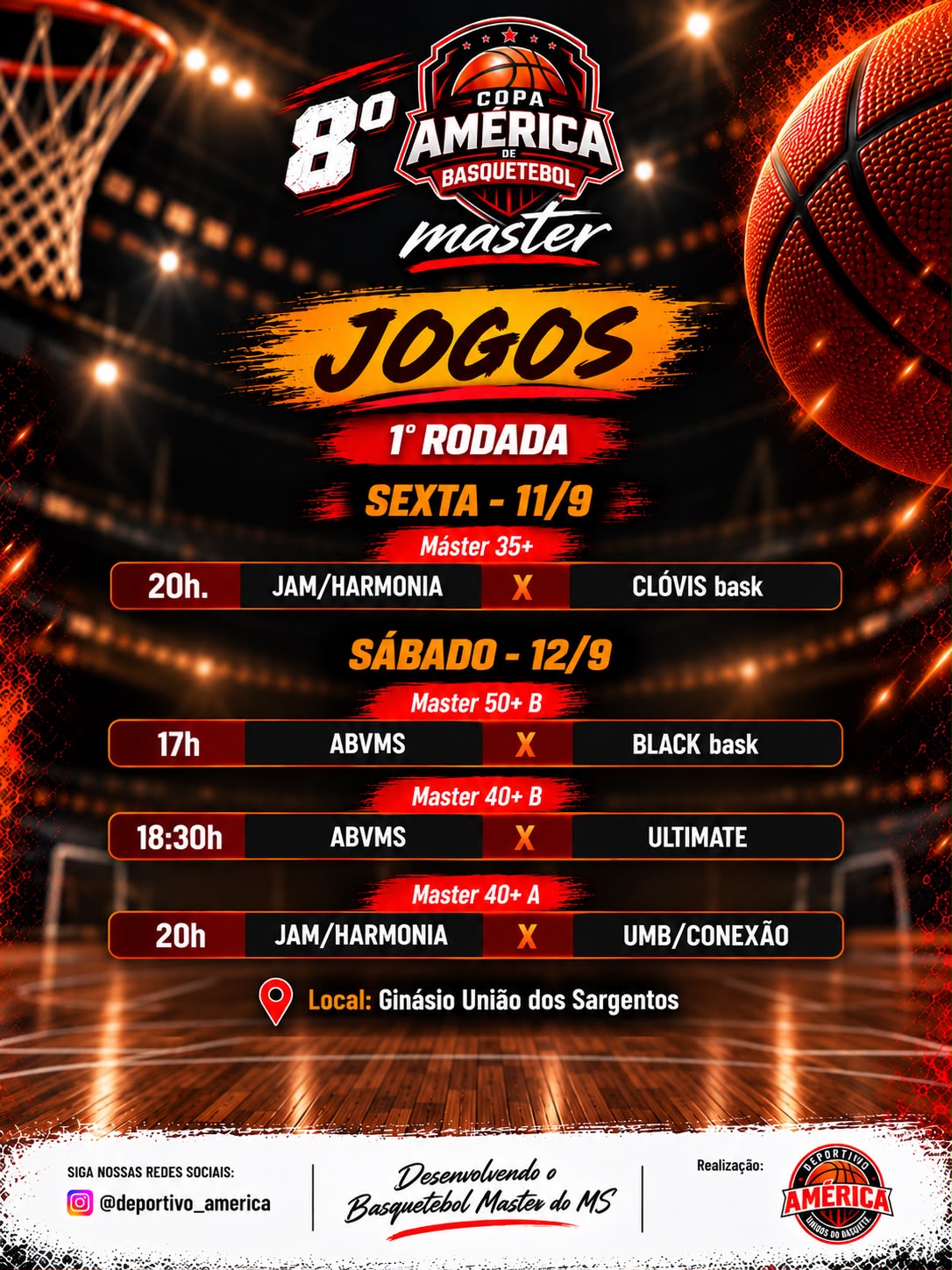 8ª Copa América Master começa nesta sexta-feira com 22 equipes em Campo Grande