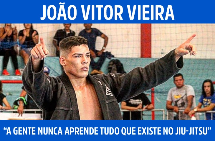 “A gente nunca aprende tudo que existe no Jiu-Jitsu”, afirma faixa-preta João Vitor Vieira