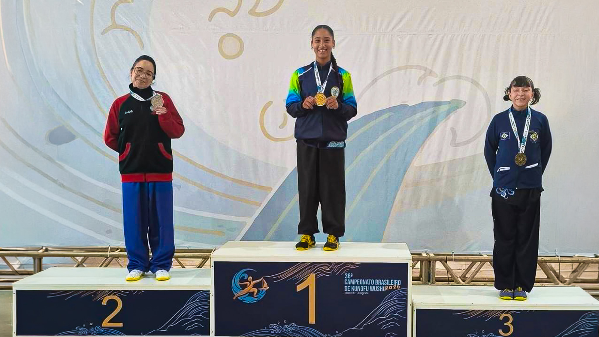 Atletas de Nova Andradina conquistam pódios no Brasileiro de Kung Fu Wushu