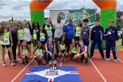 Equipe de Atletismo de Três Lagoas é campeã e quebra quatro recordes no Estadual Sub-16