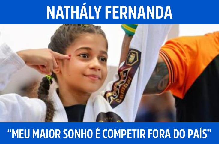 “Meu maior sonho é competir fora do país”, diz Nathály Fernanda, de 13 anos