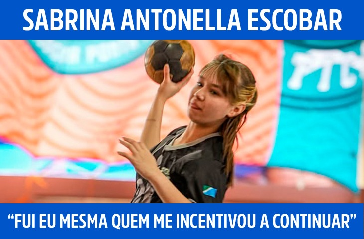 “Fui eu mesma quem me incentivou a continuar”, diz jovem atleta de handebol de MS